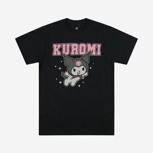 NEW Men's Kuromi Short Sleeve Graphic T-Shirt - Navy Blue M